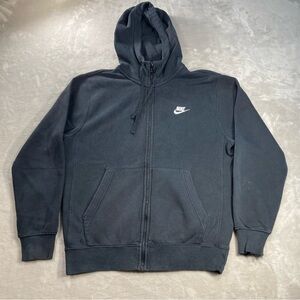 Nike Sportswear Club Full Zip Hoodie Men S Black Faded BV2645-010